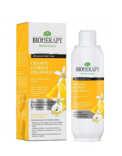 Shampoo Orgánico 300 ml Bioherapy Citrico