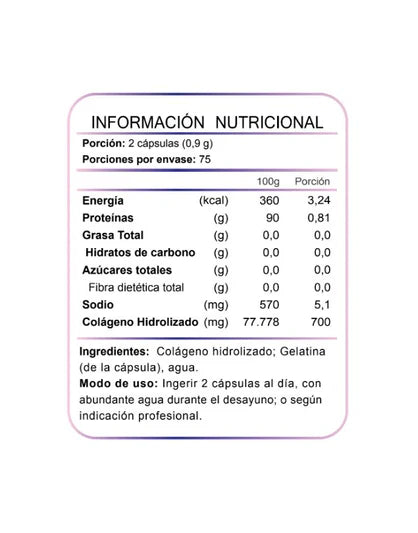 Colágeno Hidrolizado, 350 mg, 150 Caps