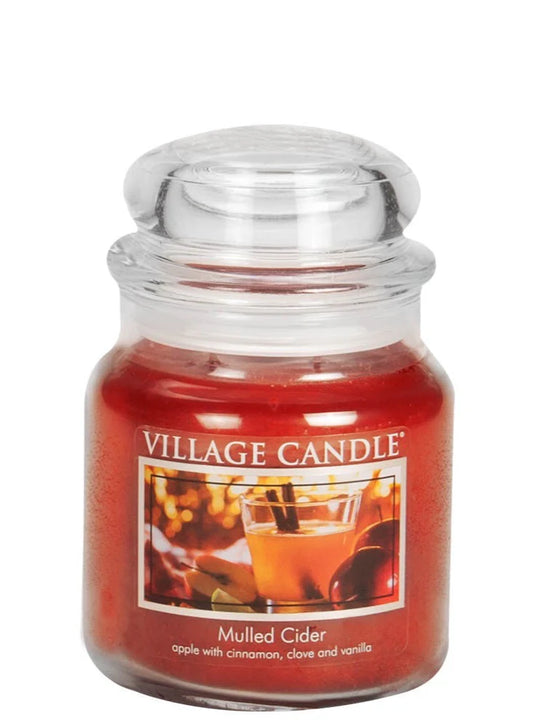 VELA MEDIANA 396 GRS VILLAGE CANDLE MULLED CIDER