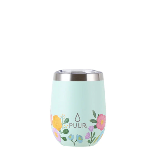 Vaso Térmico Puur Cup Blossom Green 360 ml