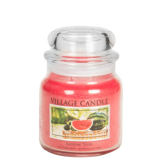 VELA MEDIANA 396 GRS VILLAGE CANDLE SUMMER SLICES