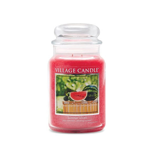 VELA GRANDE 602 GRS VILLAGE CANDLE SUMMER SLICES