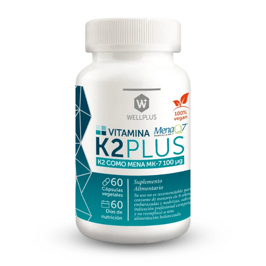 Vitamina K2 plus 60caps Wellplus