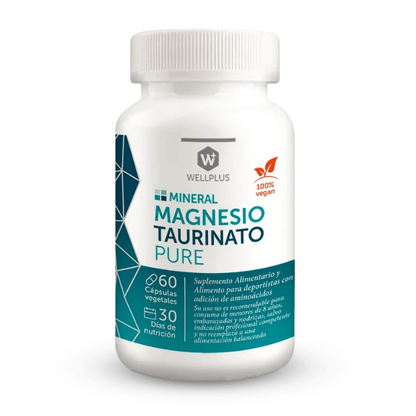 Magnesio taurinato pure 60caps Wellplus