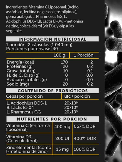 Probiotic Plus 60b IMM 60 Cápsulas Wellplus