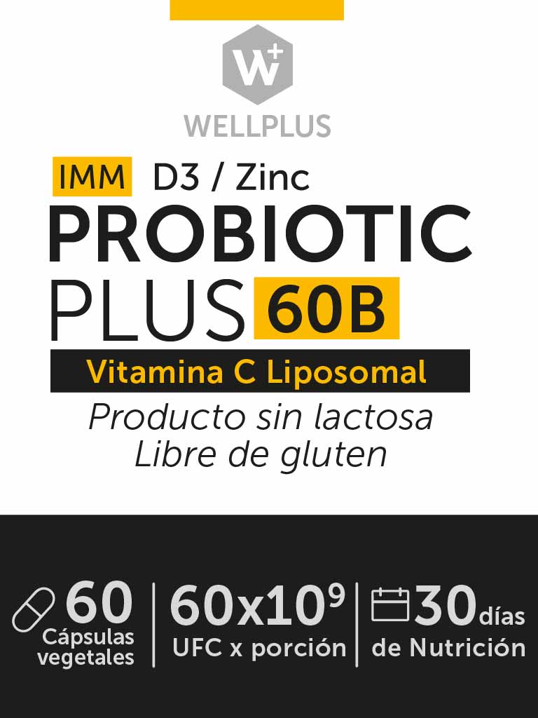 Probiotic Plus 60b IMM 60 Cápsulas Wellplus