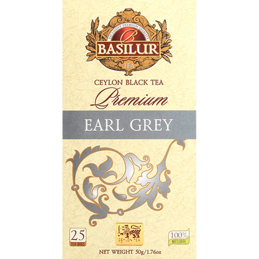 Té Premium - Earl Grey - 25 Bolsitas - Basilur