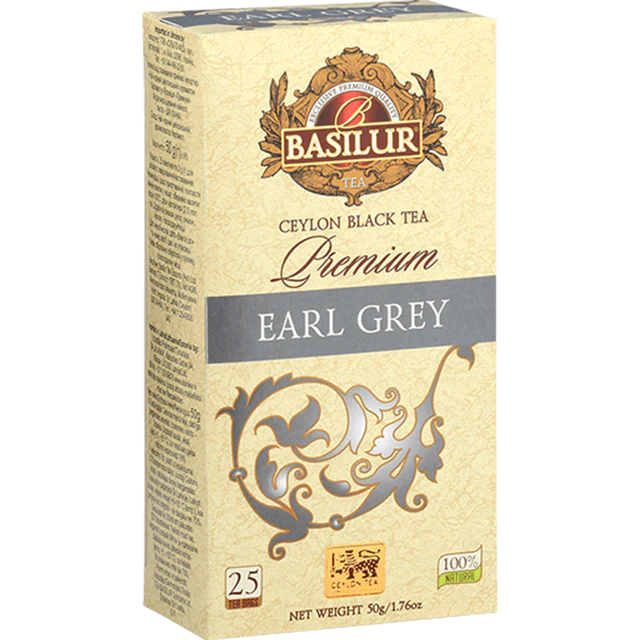 Té Premium - Earl Grey - 25 Bolsitas - Basilur