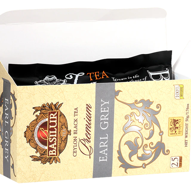 Té Premium - Earl Grey - 25 Bolsitas - Basilur