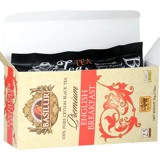 Té Premium - English Breakfast - 25 Bolsitas - Basilur