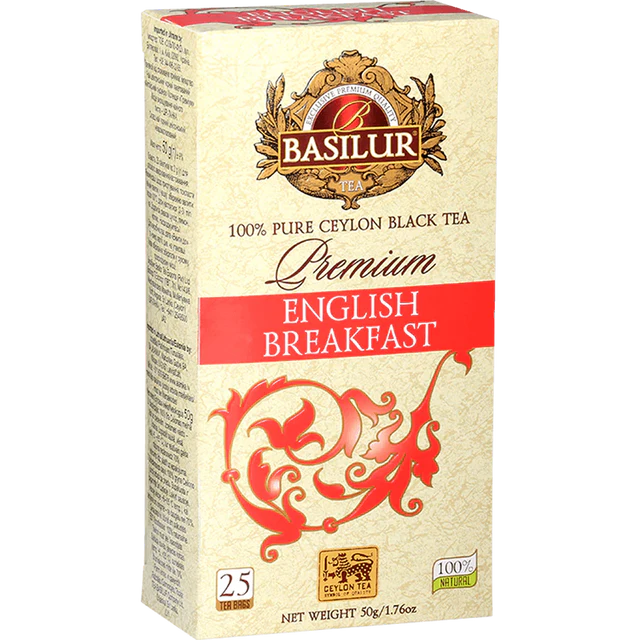 Té Premium - English Breakfast - 25 Bolsitas - Basilur