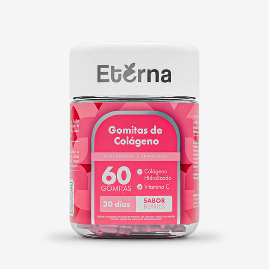 Gomitas de Colágeno y Vitamina C - 60 Unid Eterna