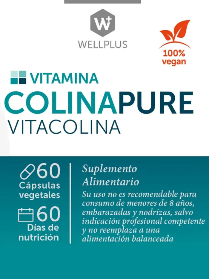 Colina Pure 60 cápsulas Wellplus