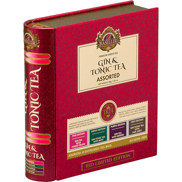 Book Gin Tonic Assorted Red Edition - 32 Bolsitas