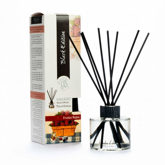 Mikado Black 125 ML Boles D´olor Flor rojos.