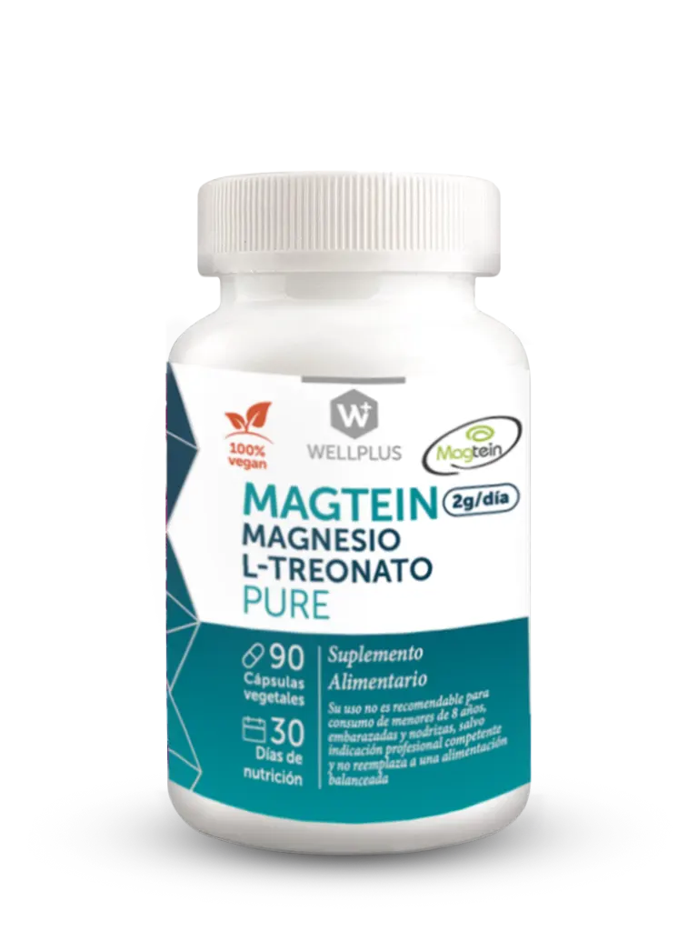 Magnesio L treonato Pure (Magtein) 90 cápsulas Wellplus