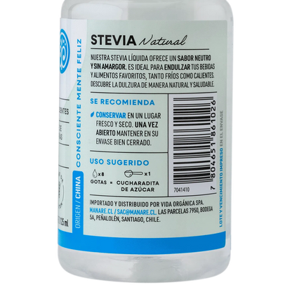 Stevia líquida 125ml Manare