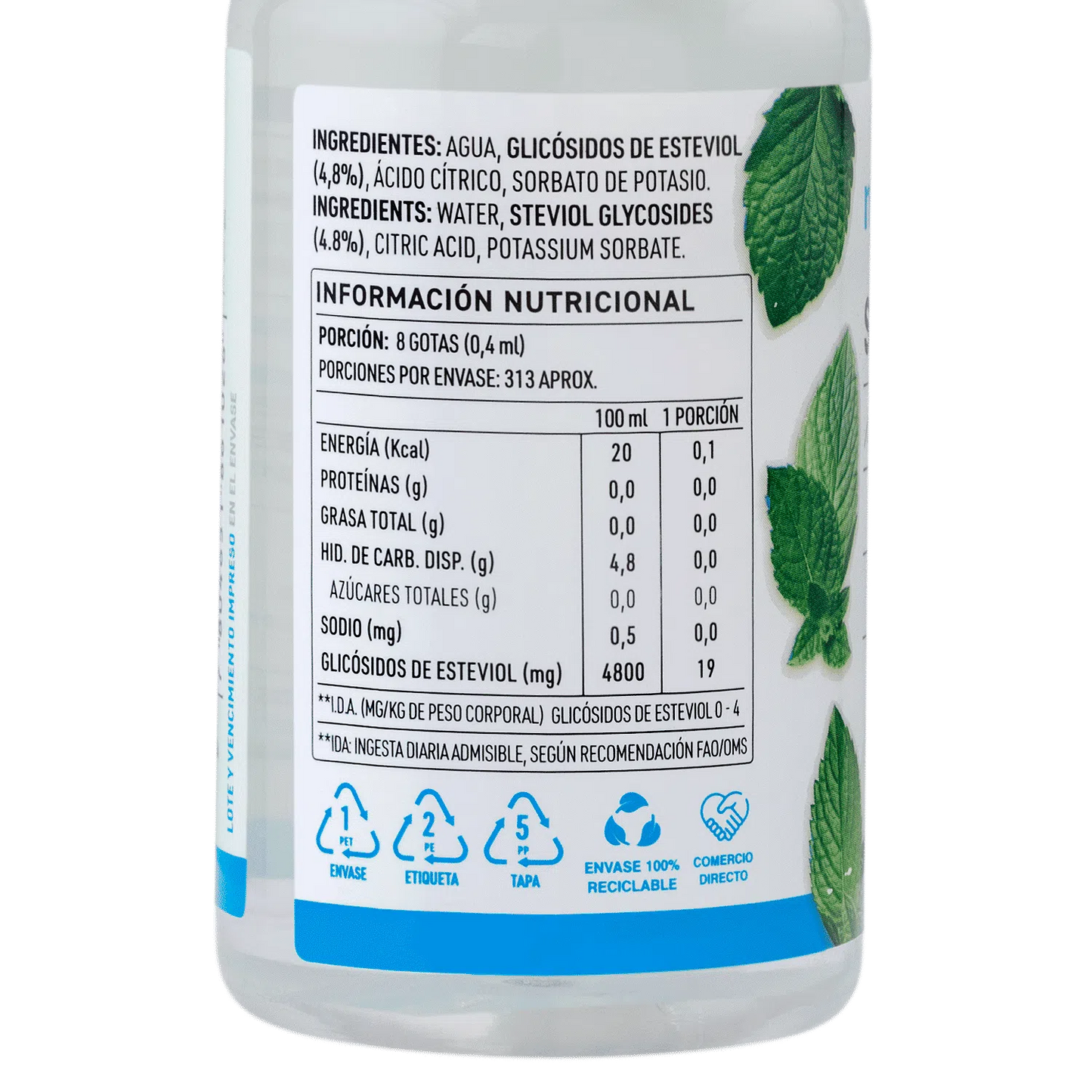 Stevia líquida 125ml Manare