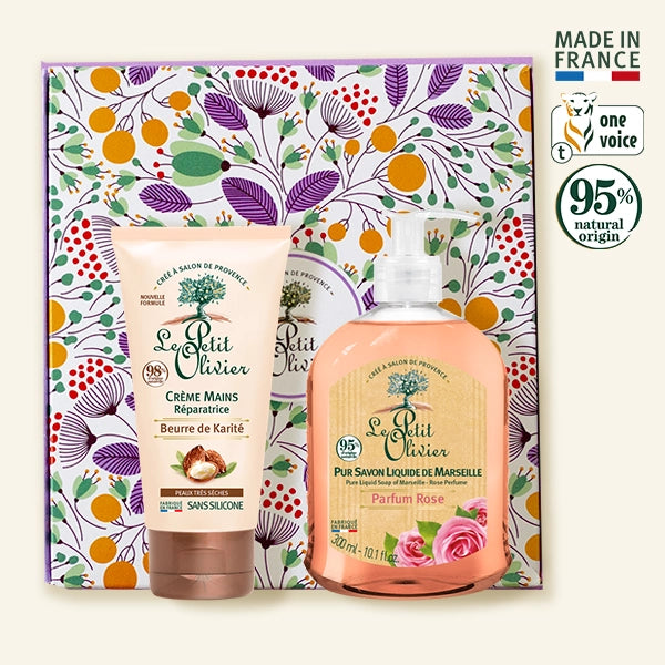 Set de Regalo Crema Manos Karite & Jabón Líquido Rosa  Le Petit O