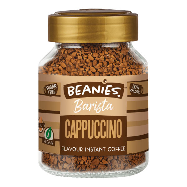 FRASCO DE 50 GR CAPUCCINO BEANIES