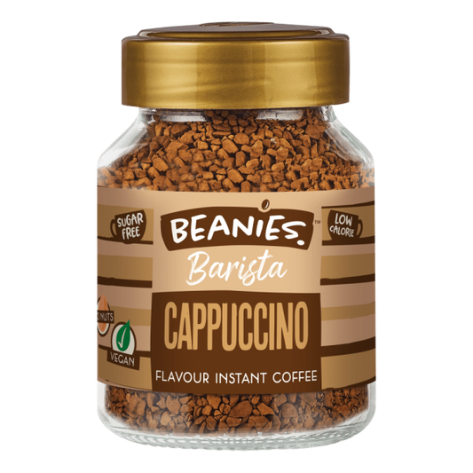 FRASCO DE 50 GR CAPUCCINO BEANIES