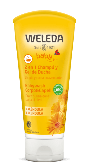 Shampoo y gel de ducha de caléndula 200ml Weleda