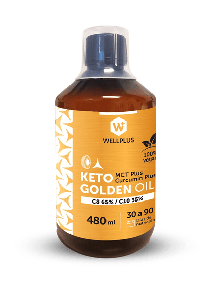 Keto golden oil MCT 480ml Wellplus