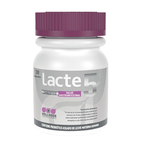 Probiótico intestinal gastroinmune 30caps Lacte 5