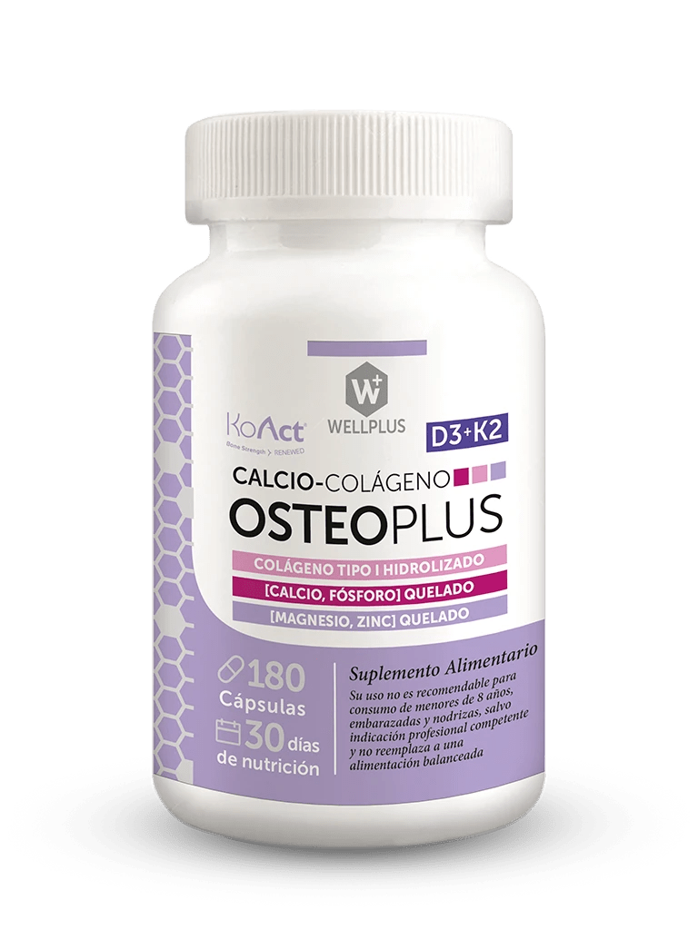 Ostea plus D3+K2 180caps Wellplus