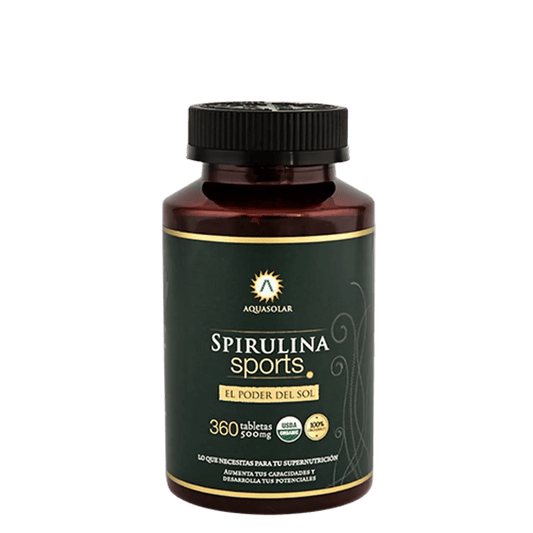 Spirulina sports Orgánicas 360caps Aquasolar