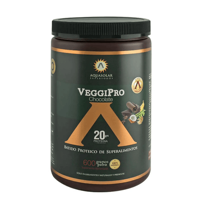 Proteina veggiPro chocolate 600gr Aquasolar