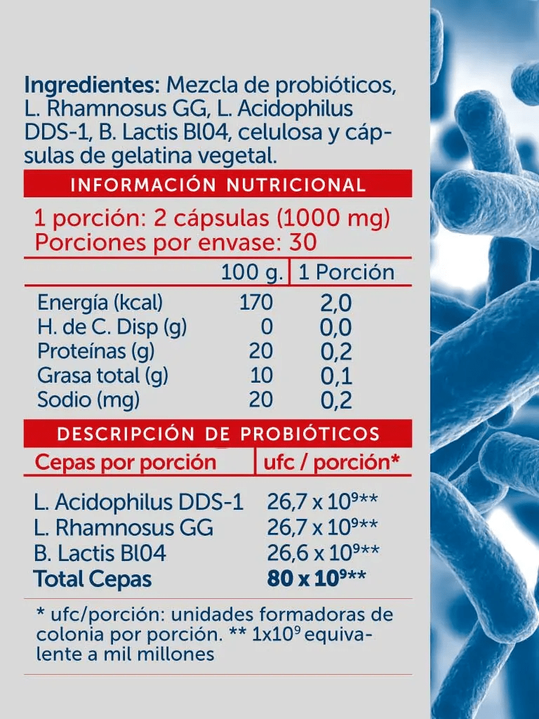 Probiotic plus 80b 60caps Wellplus