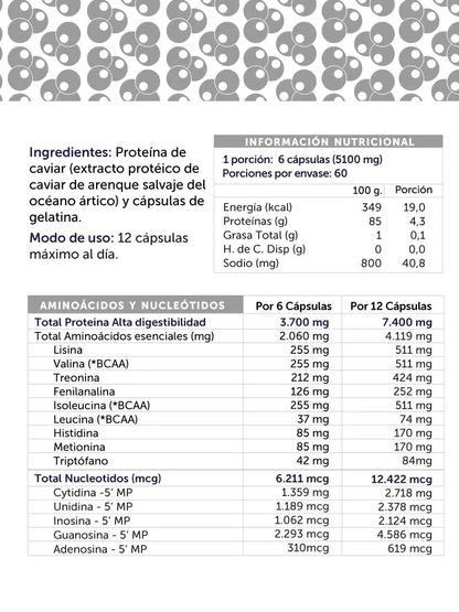 Caviar protein pure 360caps Wellplus