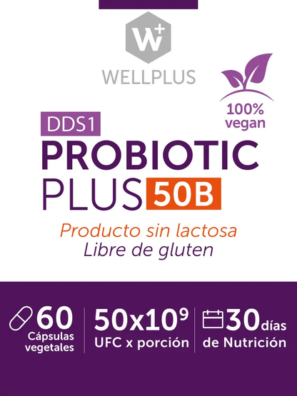 Probiotic plus 50b 60caps Wellplus