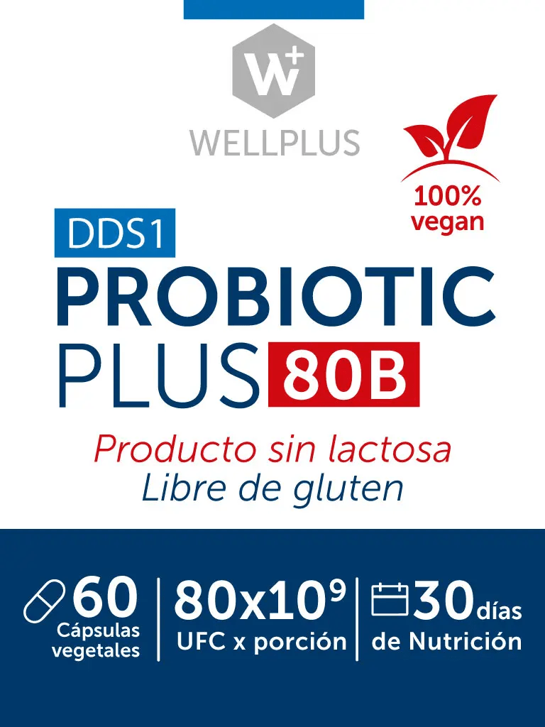 Probiotic plus 80b 60caps Wellplus