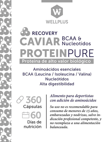 Caviar protein pure 360caps Wellplus