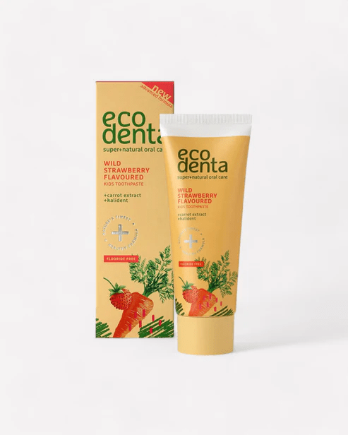 Ecodenta Pasta dental blanqueadora 75 ml Frutilla Zanahoria