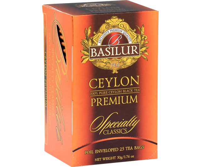 Té negro ceylon 25 bolsitas Basilur