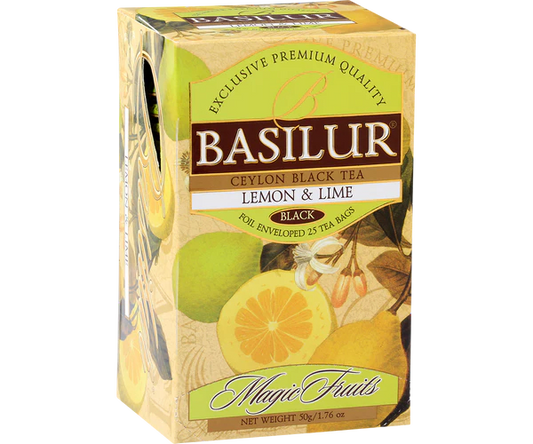 Té negro ceylon lemon & lime 25 bolsitas Basilur