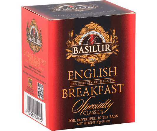 Té negro Ceylon english breakfast 10 bolsitas Basilur