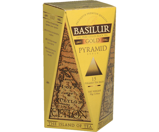 Té pyramid gold 15 bolsitas Basilur