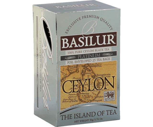 Té negro platinum island 25 bolsitas Basilur