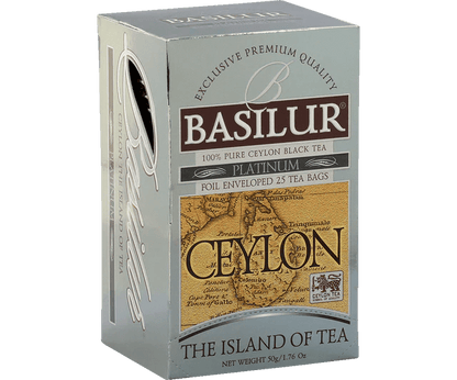 Té negro platinum island 25 bolsitas Basilur