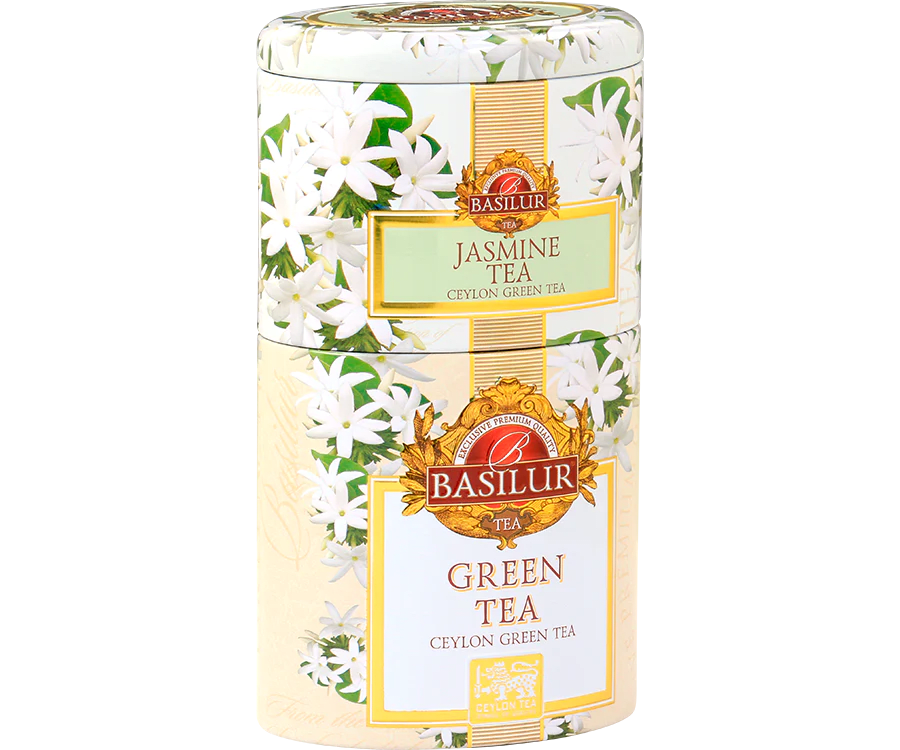 Té lata doble te verde y jazmín 100gr Basilur