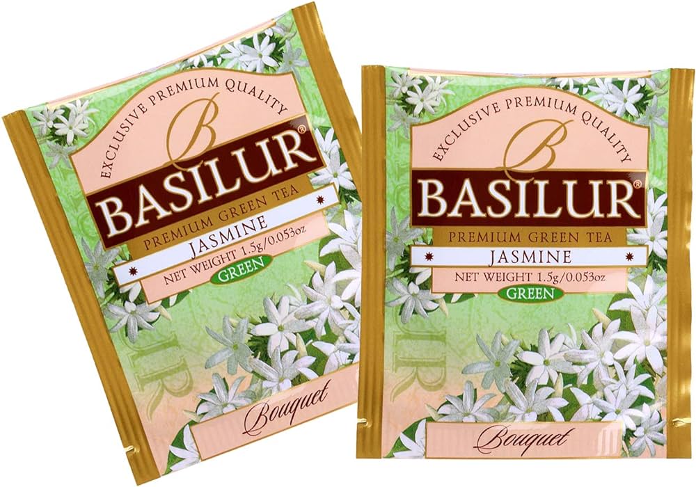 Té verde con jazmín 25 bolsitas Basilur