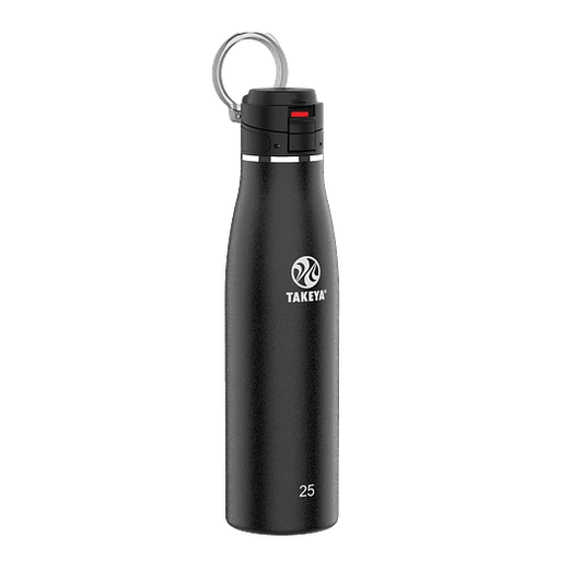 Botella Takeya Traveler flip lock 740ml Negra