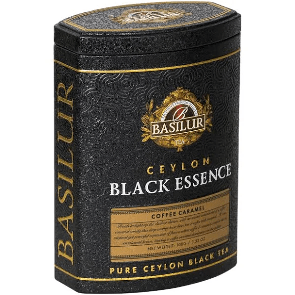 Té black escence café y caramelo tea hoja 100gr Basilur