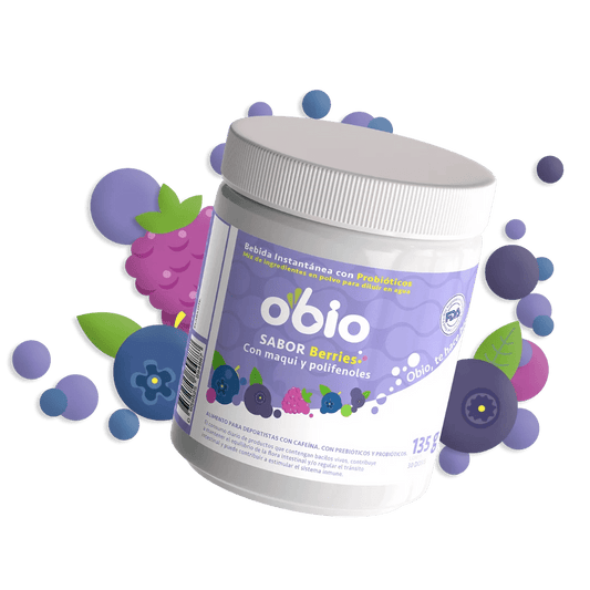 Probíotico Obio Sabor Berries - 135 grs