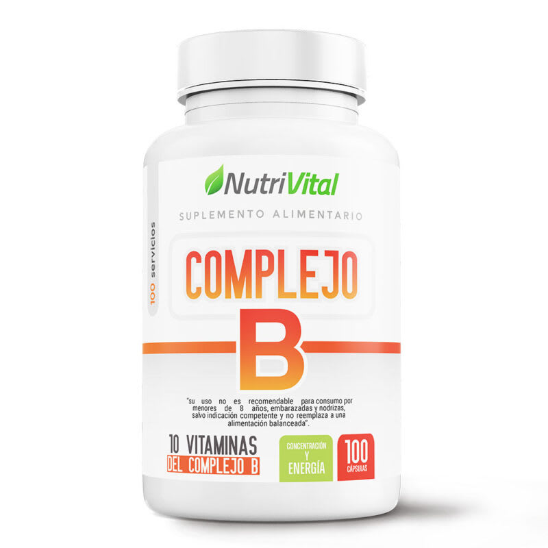 Complejo B 100caps Nutrivital