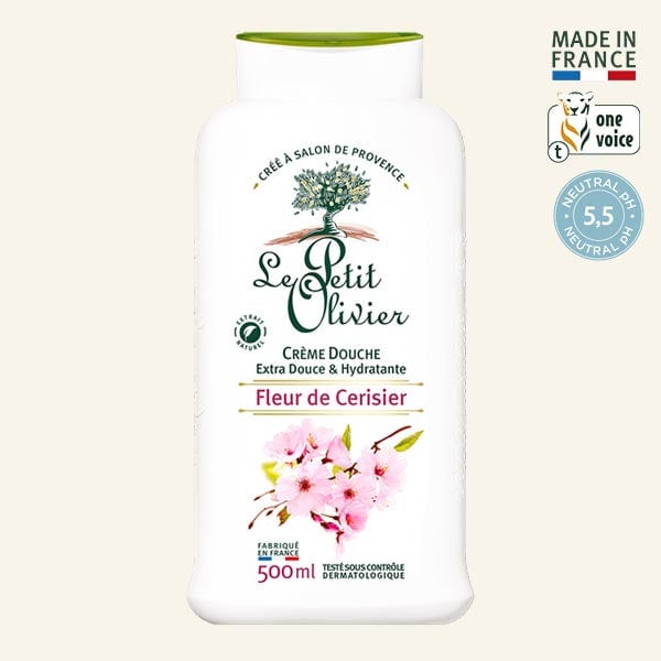 Crema de Ducha Extra Suave 500 ml Le Petit Olivier Flor De Cerezo